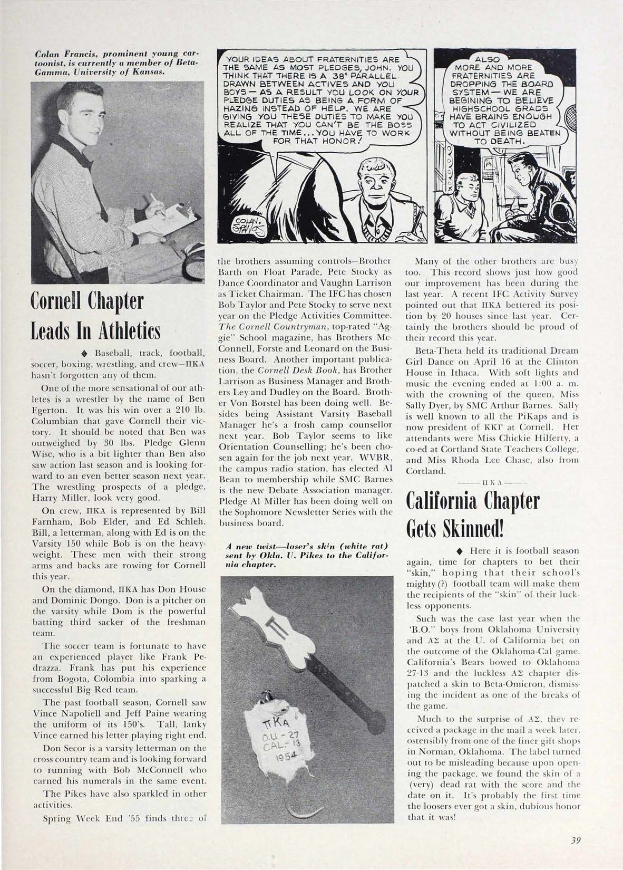 Colan Francis Photograph, September 1955